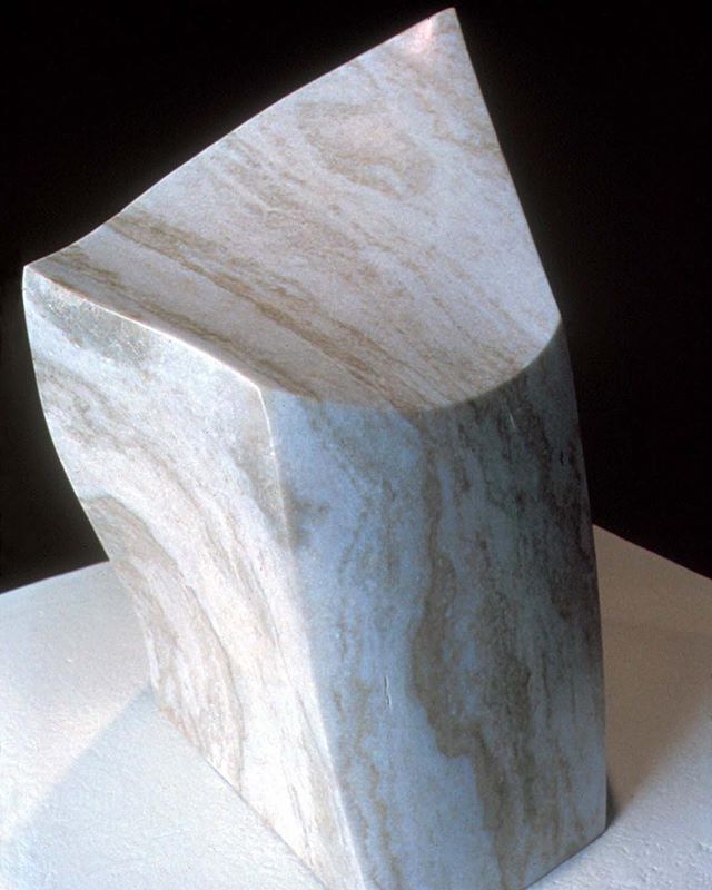 Two of my abstract work done in undergrad school days: “Untitled“ alabaster piece and another “Untitled “ aluminum piece. Those were the days. Oh yes, those were the days! (from Instagram)